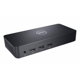 Dell Docking Station D3100, 2x USB 2.0, 3x USB 3.0, 1x RJ-45, Negro