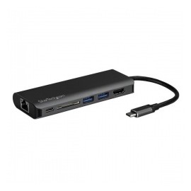StarTech.com Docking Station USB-C, 1x HDMI, 1x RJ-45, Negro