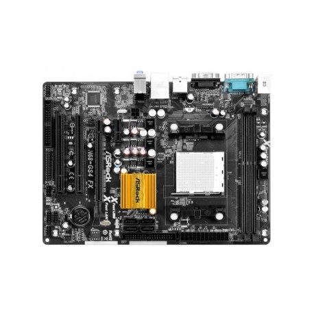 Tarjeta Madre ASRock micro ATX N68C-GS4 FX, S-AM3, NVIDIA nForce 630a, USB 2.0, 16GB DDR3, para AMD