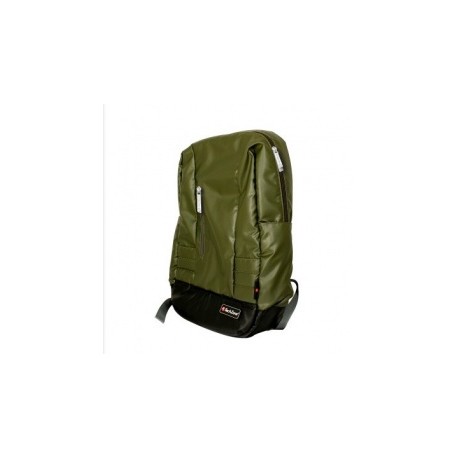 TechZone Mochila de Nilón para Laptop 15.6'', Verde/Negro