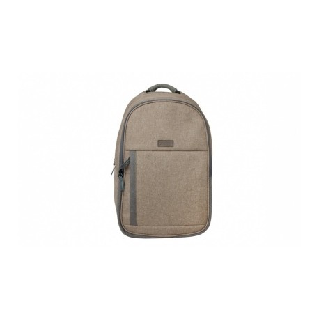 Perfect Choice Mochila British de Poliéster para Laptop 15'', Beige