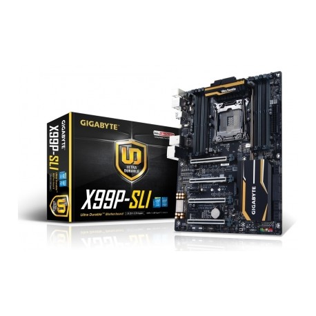 Tarjeta Madre Gigabyte ATX GA-X99P-SLI, S-2011v3, Intel X99, HDMI, USB 3.0, 128GB DDR4, para Intel