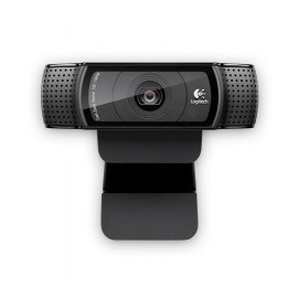 Logitech Webcam HD Pro C920 con Micrófono, FullHD, 1920 x 1080 Pixeles, USB 2.0, Negro