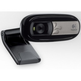 Logitech Webcam C170, 5MP, 640 x 480 Pixeles, USB 2.0, Negro
