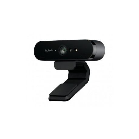 Logitech Webcam con Micrófono BRIO, 4K UltraHD, 4096 x 2160 Pixeles, USB 3.0, Negro