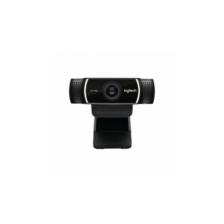 Logitech Webcam C922, 1920x1080 Pixeles, USB, Negro