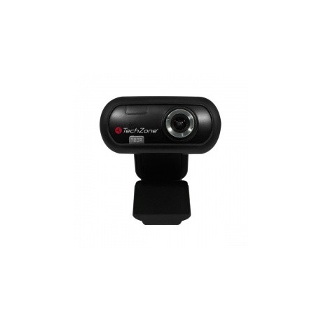 TechZone Webcam TZ16CAM-PC, 1MP, 1280 x 720 Pixeles, USB 2.0, Negro