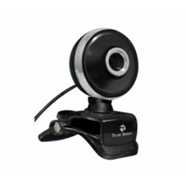 True Basix Webcam Estándar TBCW-001, 640 x 480 Pixeles, USB 2.0, Negro