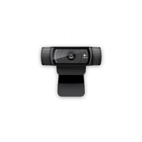 Logitech Webcam con Micrófono C920, 15MP, 1920 x 1080 Pixeles, USB 2.0, Negro