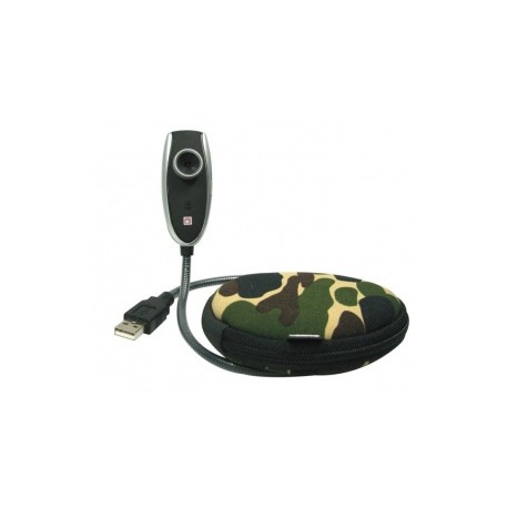 Emtec Webcam con Micrófono, 1280 x 1024 Pixeles, USB 2.0  Estuche Snake