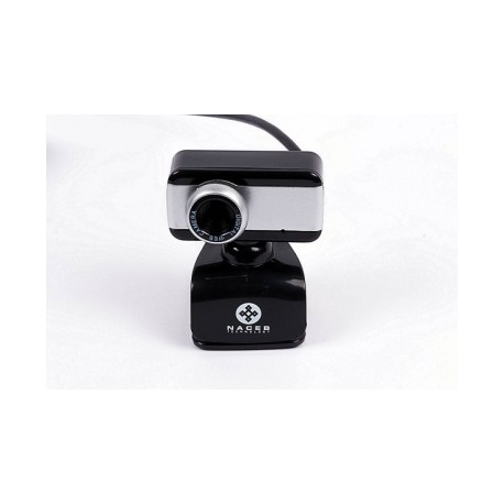 Naceb Webcam NA-297, 0.3MP, 640 x 480 Pixeles, USB, Negro/Gris