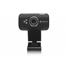 Acteck Webcam con Micrófono CW-810, 1.3MP, 1280 x 1024 Pixeles, USB 2.0, Negro