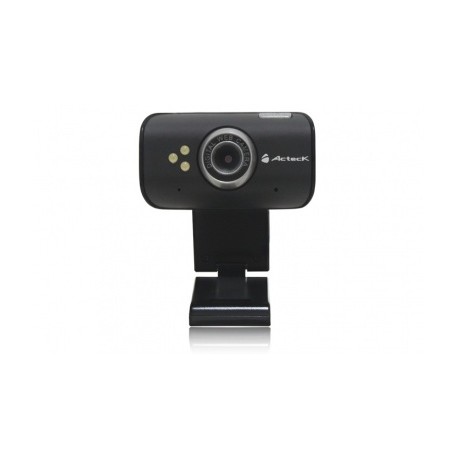 Acteck Webcam con Micrófono CW-810, 1.3MP, 1280 x 1024 Pixeles, USB 2.0, Negro
