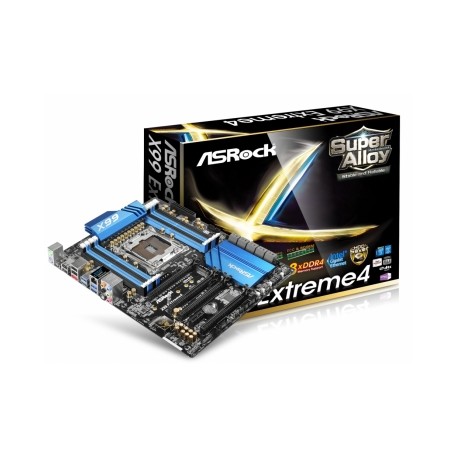 Tarjeta Madre ASRock ATX X99 EXTREME4, S-2011-v3, Intel X99, USB 3.0, 128GB DDR4, para Intel