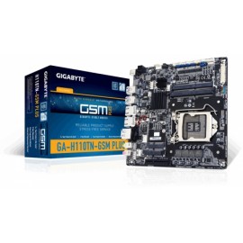 Tarjeta Madre Gigabyte mini ITX GA-H110TN-GSM PLUS, S-1151, Intel H110, HDMI, USB 3.0, 32GB DDR4, para Intel