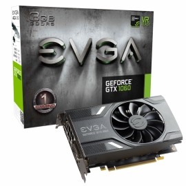 Tarjeta de Video EVGA NVIDIA GeForce GTX 1060, 3GB 192-bit GDDR5, PCI Express x16 3.0
