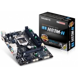 Tarjeta Madre Gigabyte micro ATX GA-H81M-H (rev. 1.0), S-1150, Intel H81, HDMI, USB 2.0/3.0, 16GB DDR3, para Intel