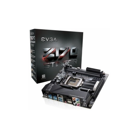 Tarjeta Madre EVGA mini ITX Z170 Stinger, S-1151, Intel Z97, HDMI, USB 3.0, 16GB DDR3, para Intel