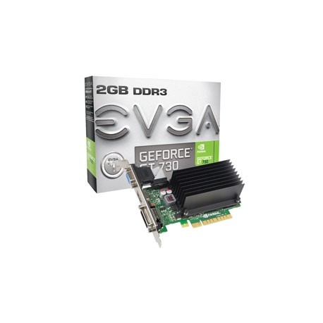 Tarjeta de Video EVGA NVIDIA GeForce GT 730, 2GB 64-bit DDR3, PCI Express 2.0