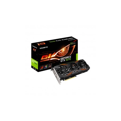 Tarjeta de Video Gigabyte NVIDIA GeForce GTX 1070 G1 Gaming OC, 8GB 256-bit GDDR5, PCI Express 3.0