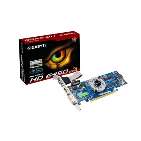 Tarjeta de Video Gigabyte AMD Radeon HD6450, 1GB 64-bit DDR3, PCI Express 2.1