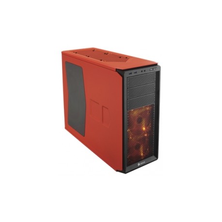 Gabinete Corsair Graphite 230T con Ventana, Midi-Tower, ATX, USB 3.0, sin Fuente, Naranja