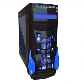 Gabinete Eagle Warrior FS-2 con Ventana LED Azul, Torre, ATX