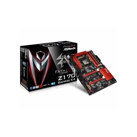 Tarjeta Madre ASRock ATX Fatal1ty Z170 GAMING K4, S-1151, Intel Z170, HDMI, USB 2.0/3.0/3.1, 64GB DDR4, para Intel