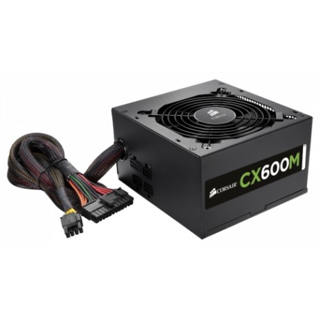 Fuente de Poder Corsair CX600M 80 PLUS Bronze, ATX, 120mm, 600W