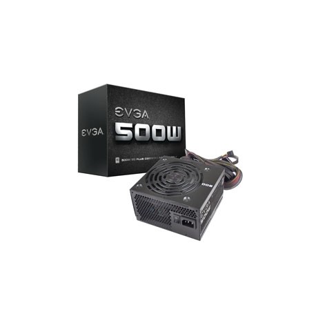 Fuente de Poder EVGA 100-W1-0500-KR 80 PLUS, ATX, 120mm, 500W