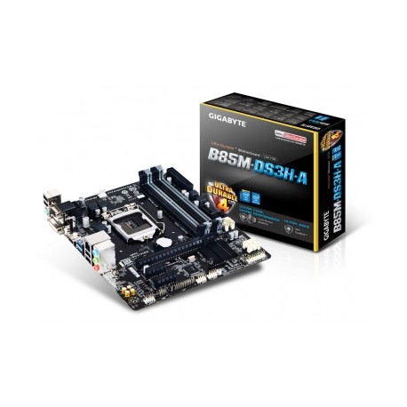 Tarjeta Madre Gigabyte micro ATX GA-B85M-DS3H-A, S-1150, Intel B85, HDMI, USB 2.0/3.0, 32GB DDR3, para Intel