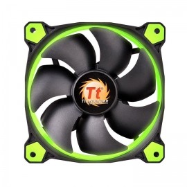 Ventilador Thermaltake Riing 12 LED Verde, 120mm, 1000-1500RPM,