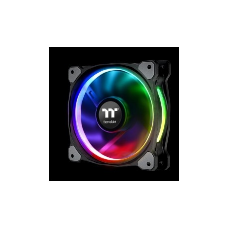 Ventilador Thermaltake Riing Plus LED RGB, 120mm, 500-1500RPM, Multicolor
