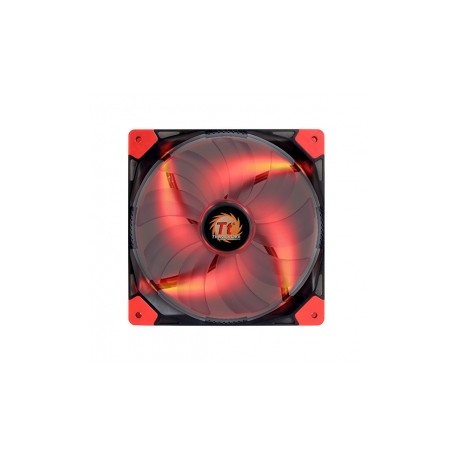 Ventilador Thermaltake Luna 14 LED Rojo, 140mm, 1000RPM, Negro
