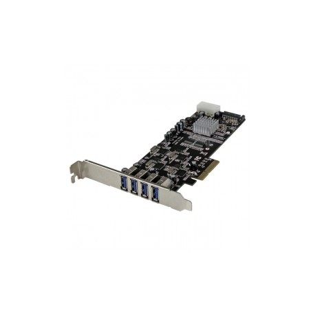Startech.com Tarjeta PCI Express con Fuente Molex, 4 Puertos USB 3.0, 5 Gbit