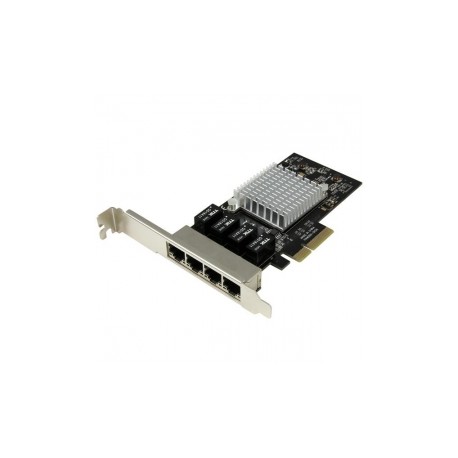 StarTech.com Tarjeta de Red PCI Express Ethernet Gigabit con 4 Puertos RJ-45 Chipset Intel i350