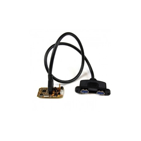 StarTech.com Tarjeta Mini PCI Express PCI-E 2 Puertos USB 3.0 SuperSpeed