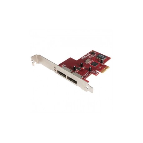 StarTech.com Tarjeta PCI Express PEXESATA2, Alámbrico, con 2 Puertos eSATA