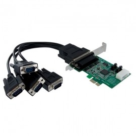 StarTech.com Tarjeta PCI Express Serie RS232 Nativo de 4 Puertos con UART 16950