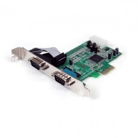 StarTech.com Tarjeta PCI Express PEX1S553, Alámbrico, con 2 Puertos RS232