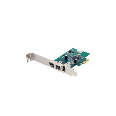 StarTech.com Tarjeta PCI Express PEX1394B3, Alámbrico, 3 Puertos FireWire