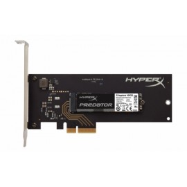 SSD Kingston HyperX Predator PCIe 2.0 x4, 480GB, M.2 2280, con Adaptador HHHL