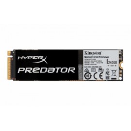 SSD Kingston HyperX Predator PCIe 2.0 x4, 240GB, M.2 2280, con Adaptador HHHL