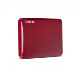 Disco Duro Externo Toshiba Canvio Connect II, 2TB, 5400RPM, USB 3.0, Rojo