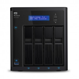 Western Digital My Cloud EX4100 NAS de 4 Bahías Hot Swap, 8TB (2x 4TB), max. 24TB, USB 3.0, para Mac/PC