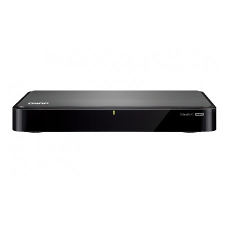 QNAP HS-251 Sistema NAS de 2 Bahías, 1GB DDR3L, Intel Celeron 2.41GHz, 2x HDMI