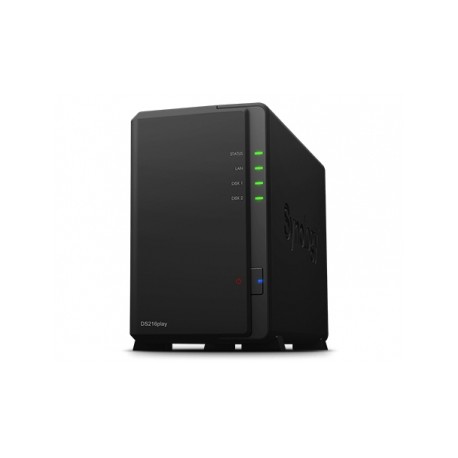 Synology Servidor NAS DiskStation DS216play de 2 Bahías, 1x USB 2.0, 1x USB 3.0 - no incluye Discos