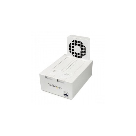 StarTech.com Docking Station USB 3.0 con Ventilador para 2 Discos Duros