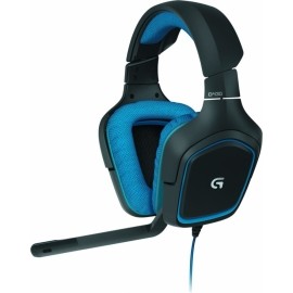 Logitech Audífonos Gamer G430 7.1, Alámbrico, Negro Azul