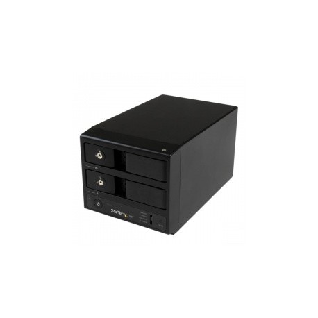 StarTech.com Gabinete USB 3.0 con UASP y eSATA de Discos Duros con 2 Bahías SATA III Hot-Swap